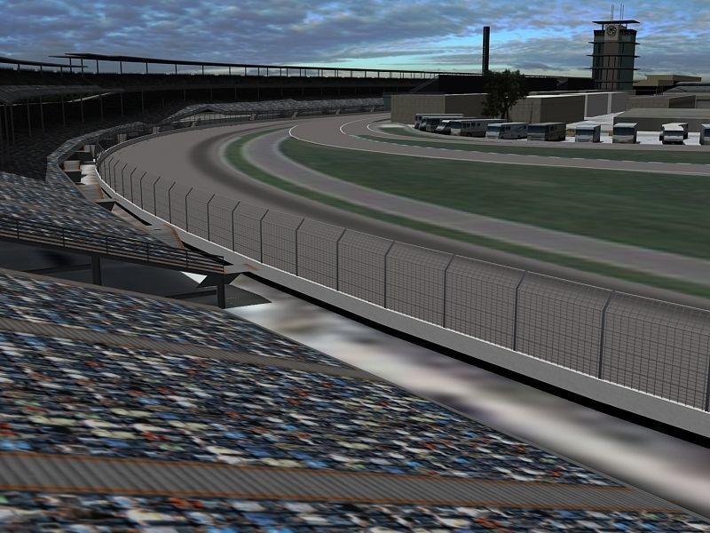 Game Ready Indianapolis Speedway 3D Model Low-poly 3D model_4