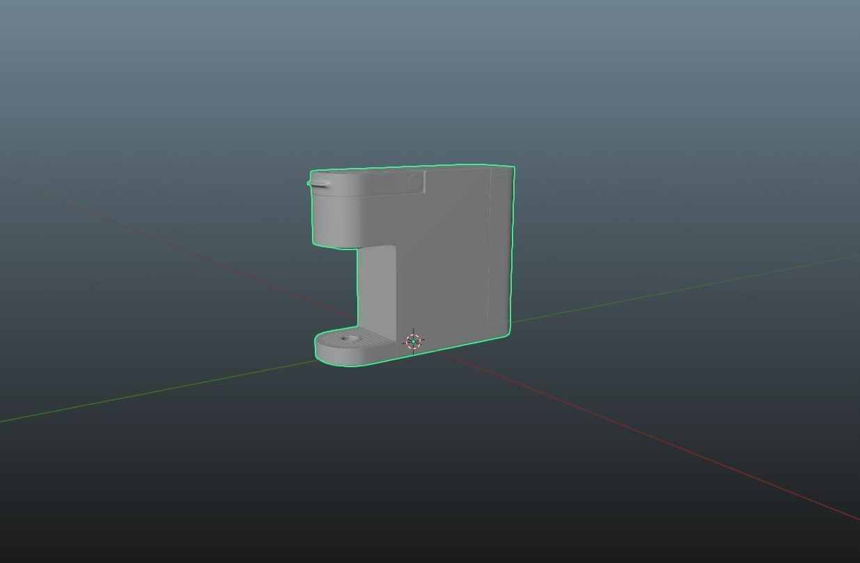 Coffee maker machine 3D model_4
