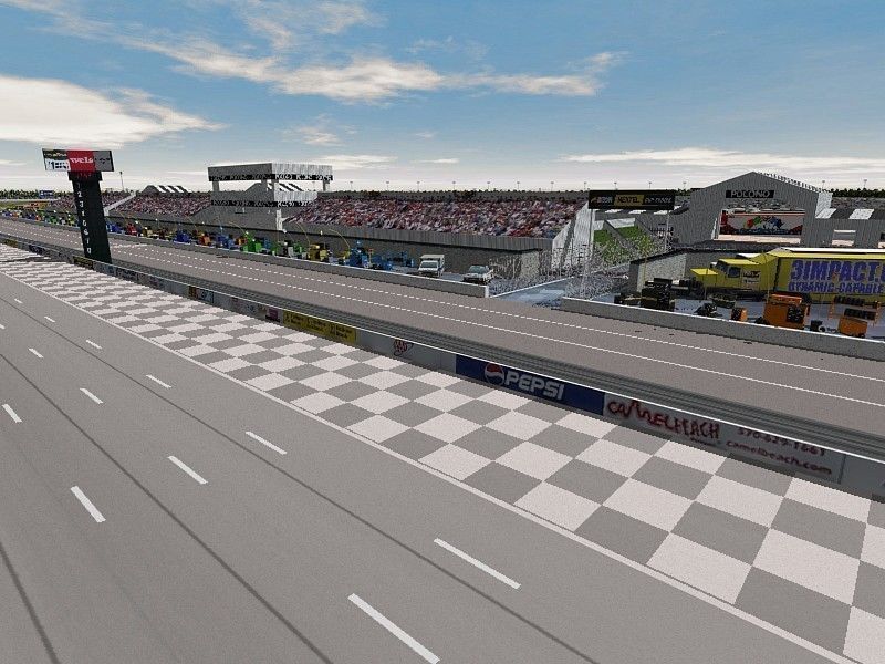 Pocono Raceway Game Ready Low-poly 3D model_3