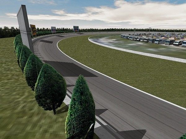 Pocono Raceway Game Ready Low-poly 3D model_7