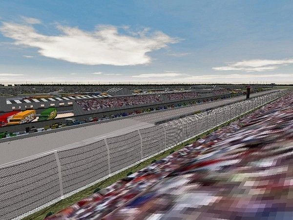 Pocono Raceway Game Ready Low-poly 3D model_12