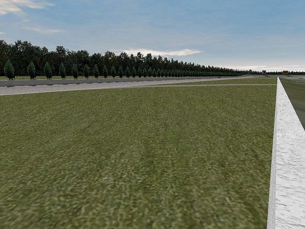 Pocono Raceway Game Ready Low-poly 3D model_9