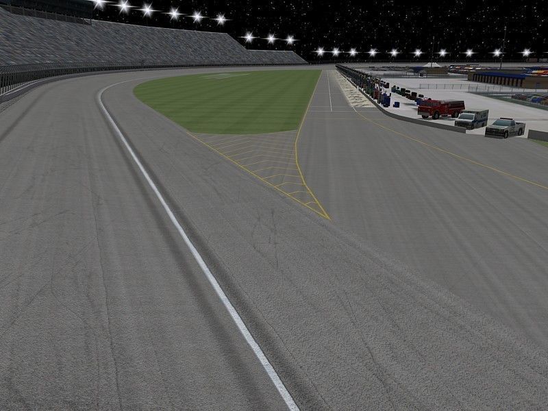 Chicagoland Speedway Game Ready Low-poly 3D model_4