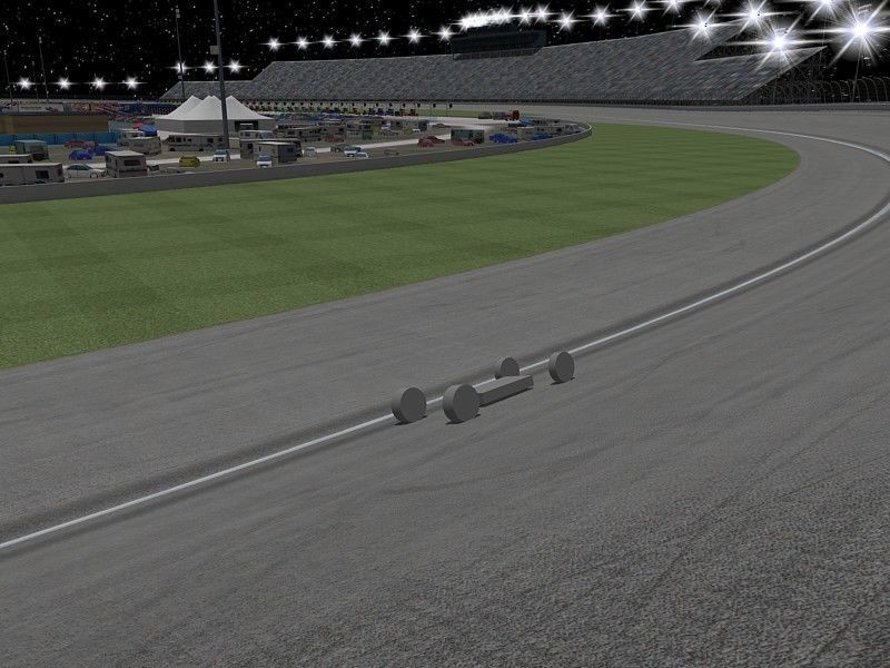 Chicagoland Speedway Game Ready Low-poly 3D model_6