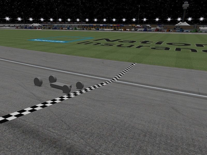 Chicagoland Speedway Game Ready Low-poly 3D model_10