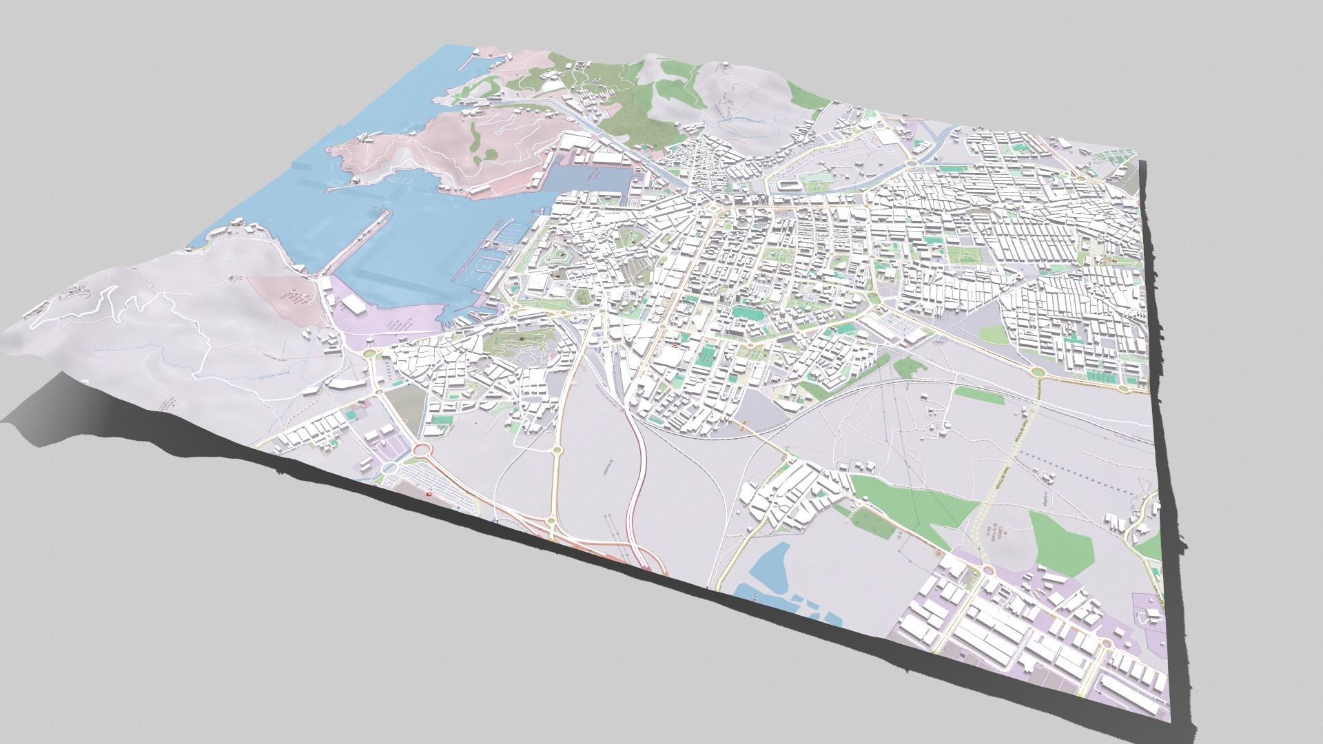 Cityscape Cartagena Columbia 3D model_16