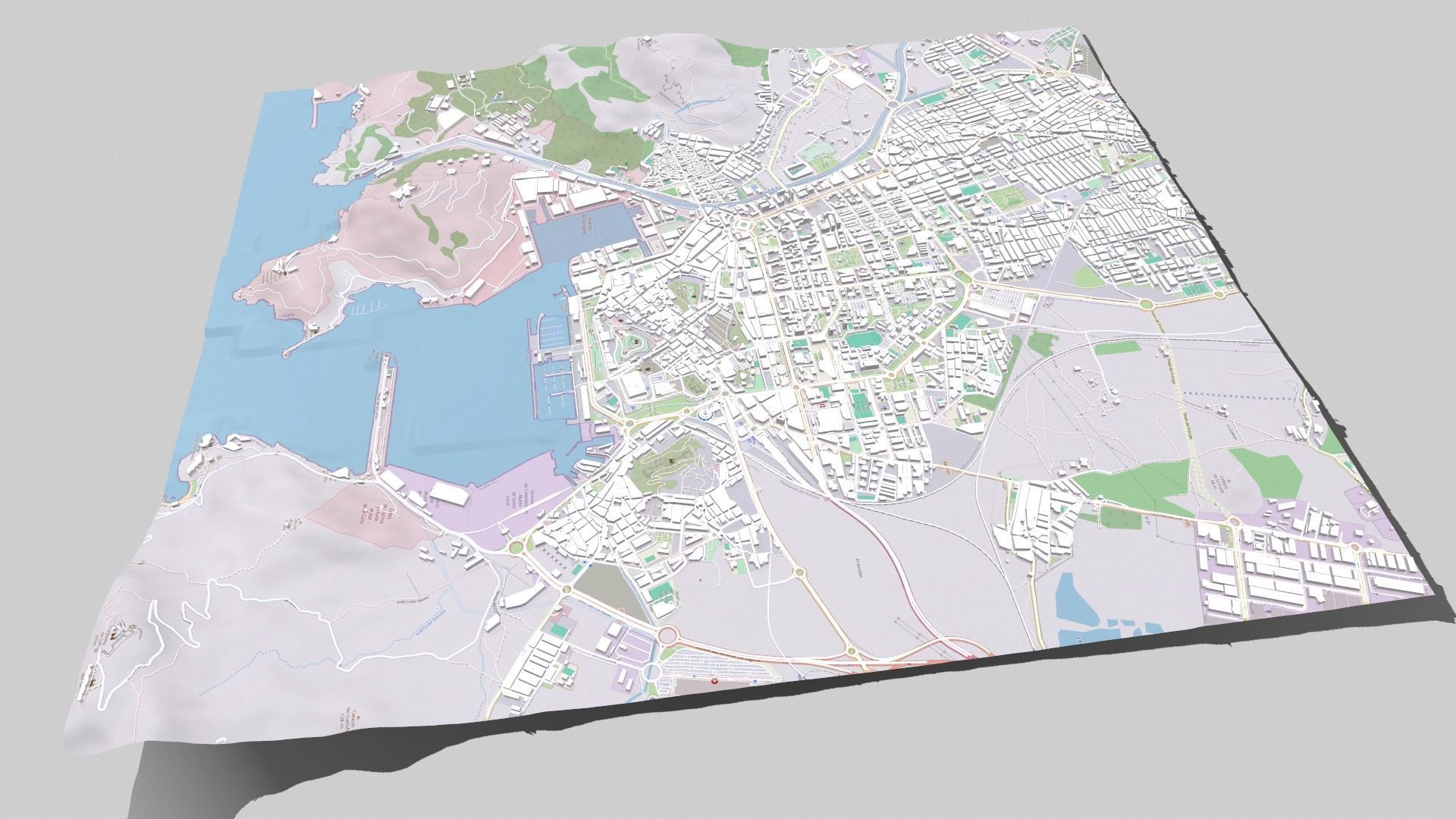 Cityscape Cartagena Columbia 3D model_11