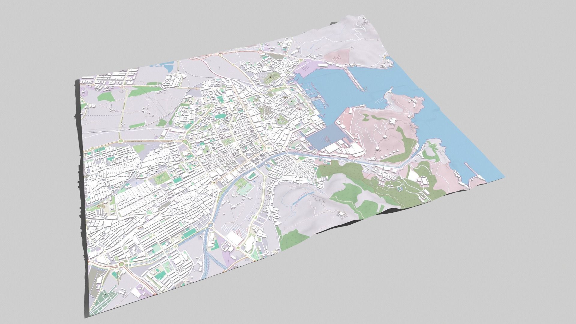 Cityscape Cartagena Columbia 3D model_14