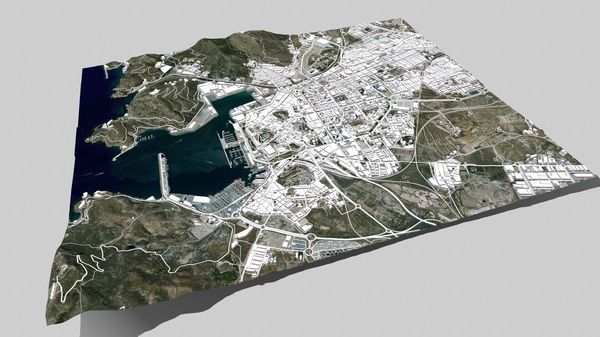 Cityscape Cartagena Columbia 3D model_9