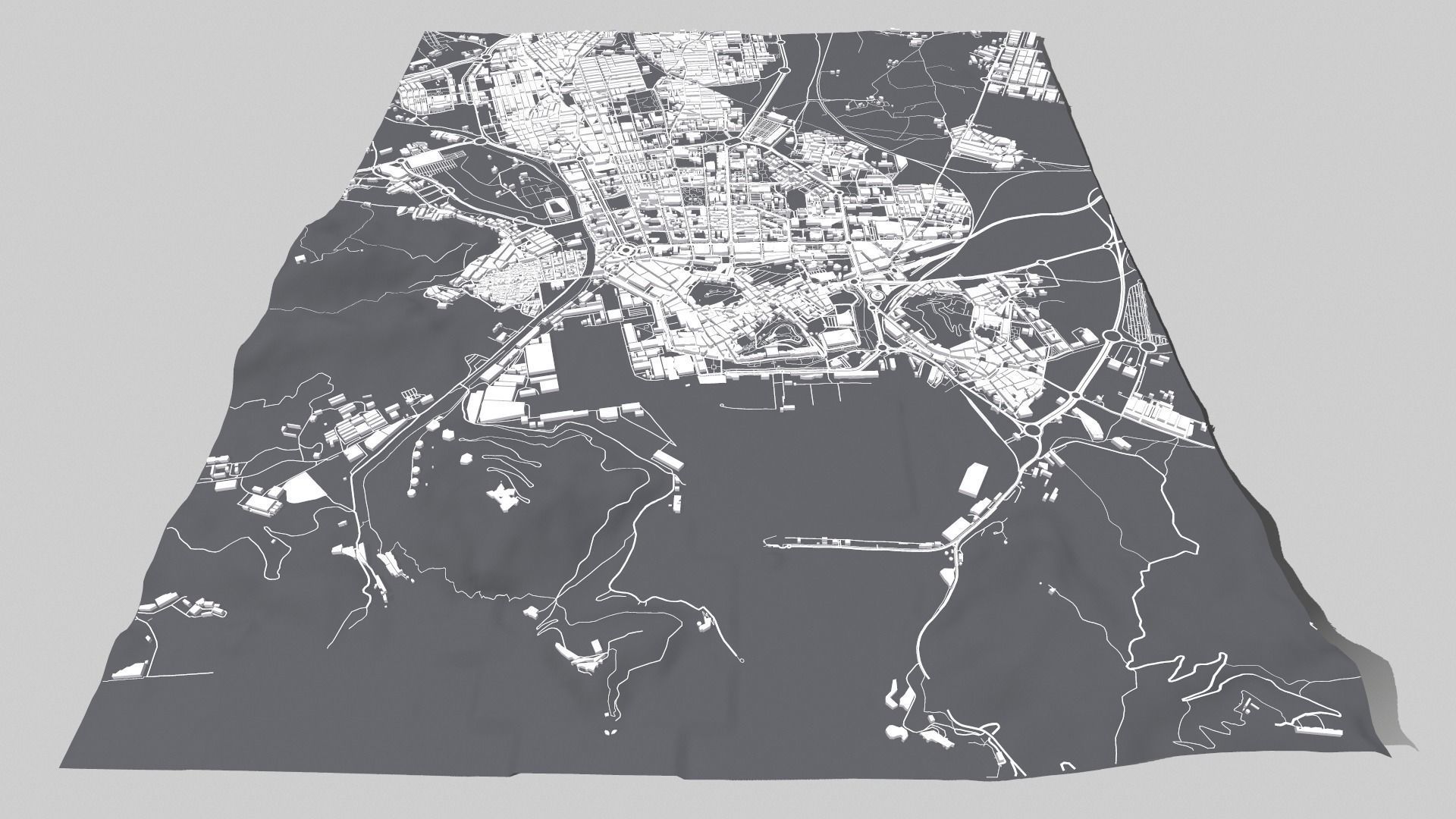 Cityscape Cartagena Columbia 3D model_4