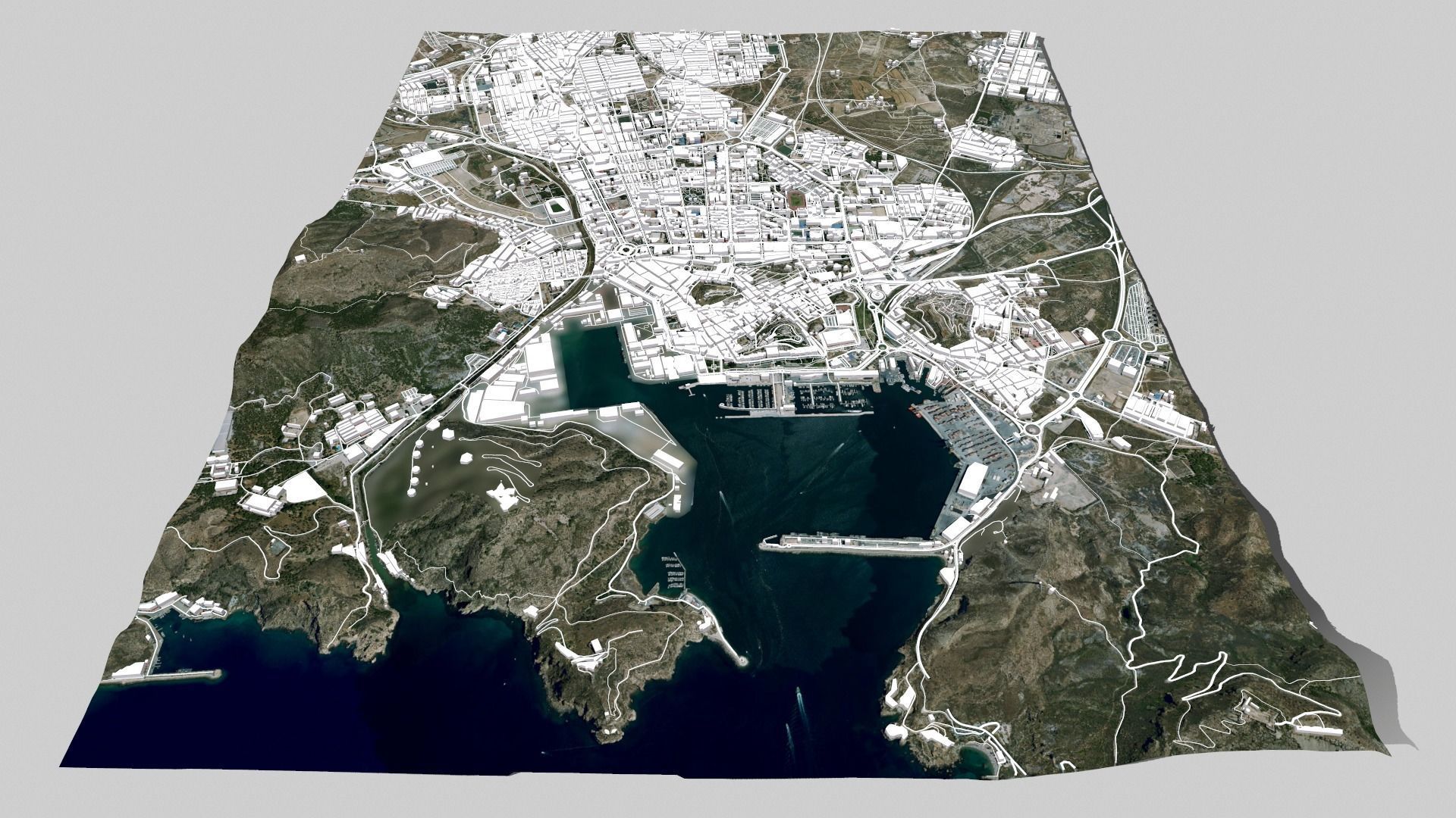 Cityscape Cartagena Columbia 3D model_6