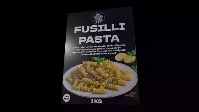 Fusilli Pasta - GAME READY PBR