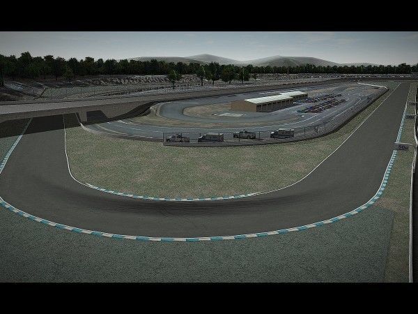 Twin Ring Motegi Road Course and Oval Game Ready Low-poly 3D model_2