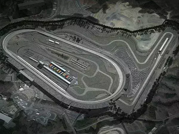 Twin Ring Motegi Road Course and Oval Game Ready Low-poly 3D model
