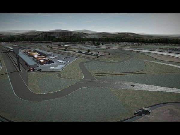 Twin Ring Motegi Road Course and Oval Game Ready Low-poly 3D model_6