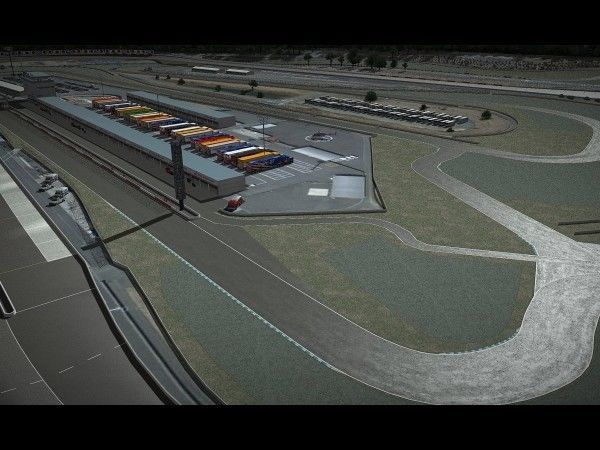 Twin Ring Motegi Road Course and Oval Game Ready Low-poly 3D model_3