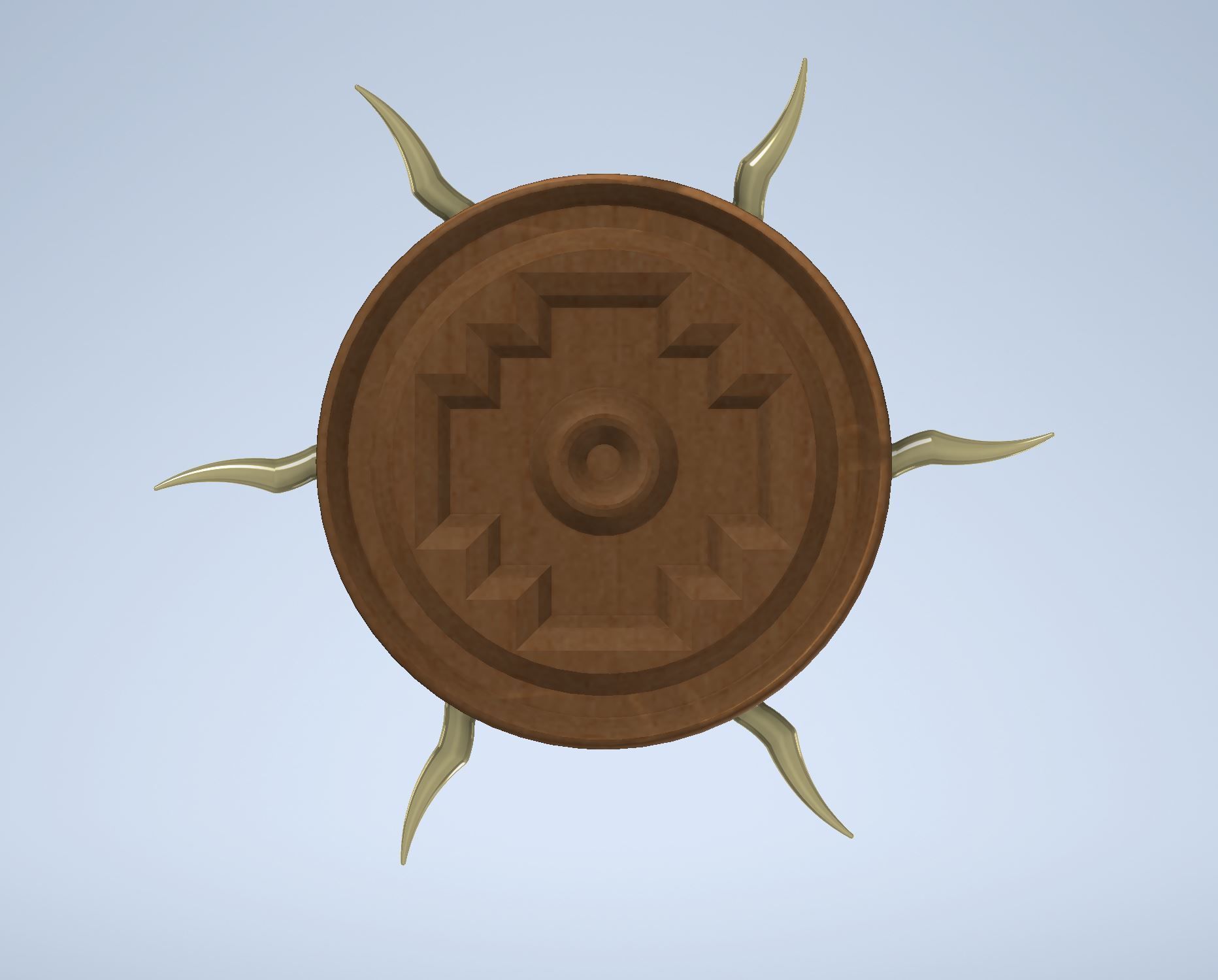 Circle Base pedestal 3D print model_4