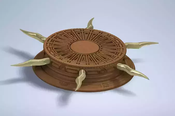 Circle Base pedestal 3D print model