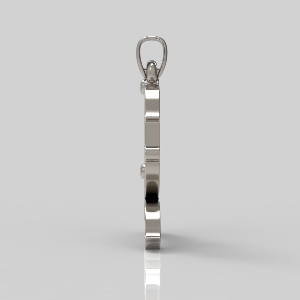 Decorative Letter Z 3D print model_5