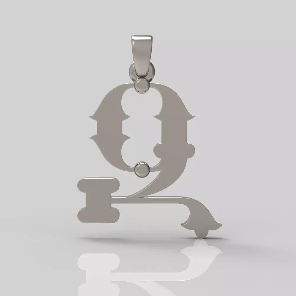 Decorative Letter Z 3D print model_0