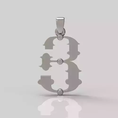 Decorative Letter Ya