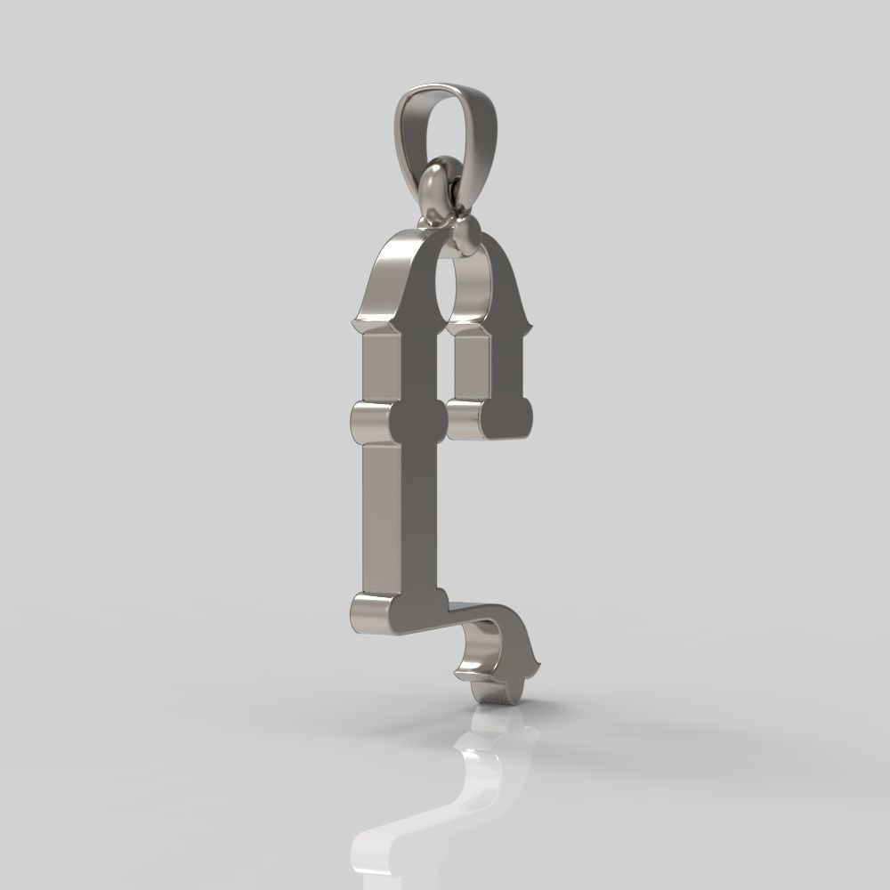 Decorative Letter Y 3D print model_11
