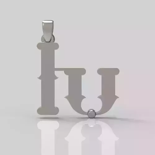 Decorative Letter Xh