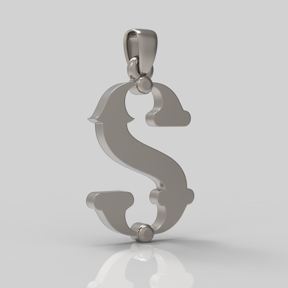 Decorative Letter T 3D print model_12