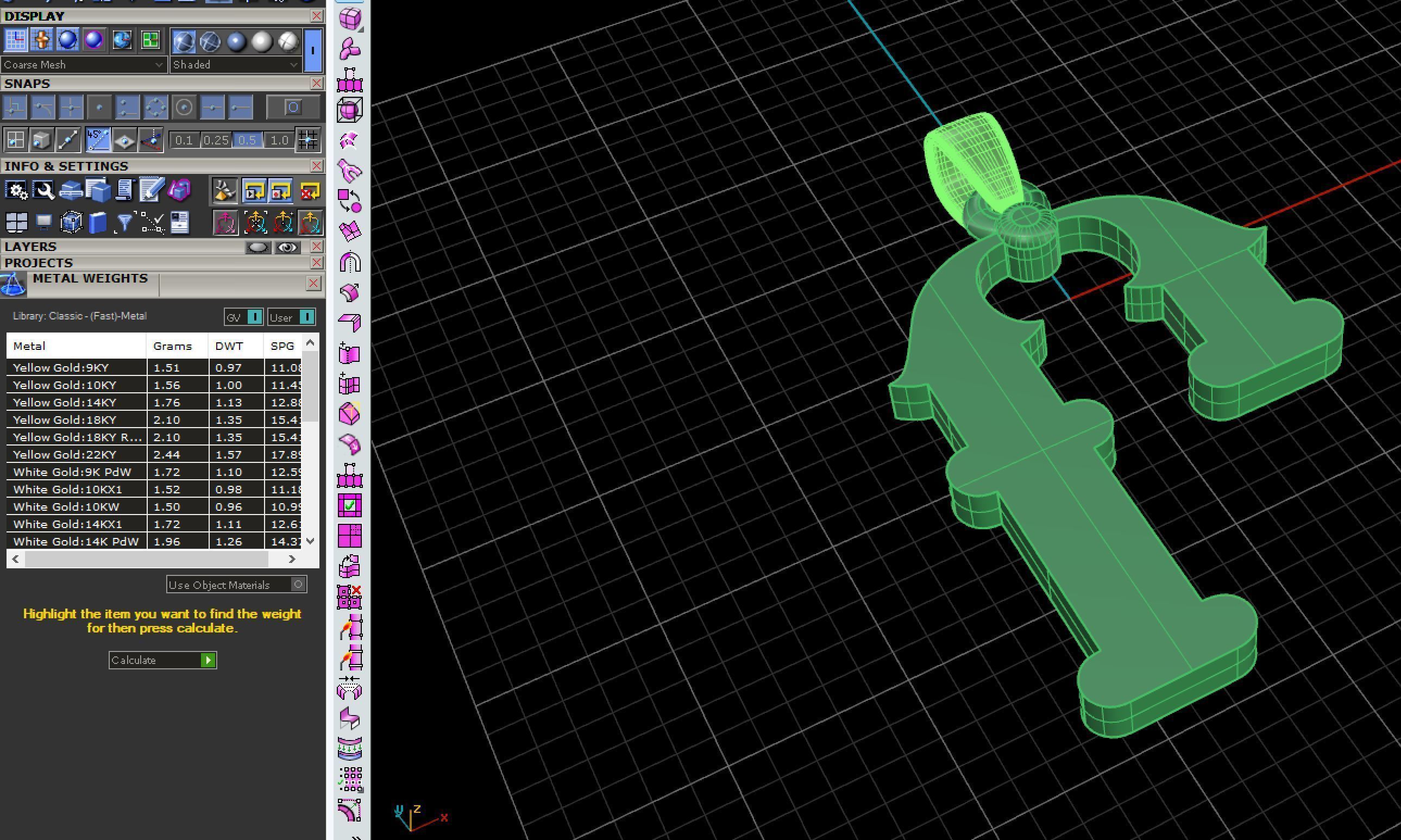 Decorative Letter Rh 3D print model_1