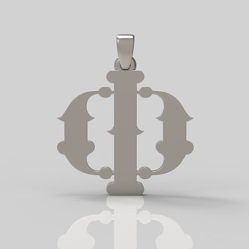 Decorative Letter Ph 3D print model