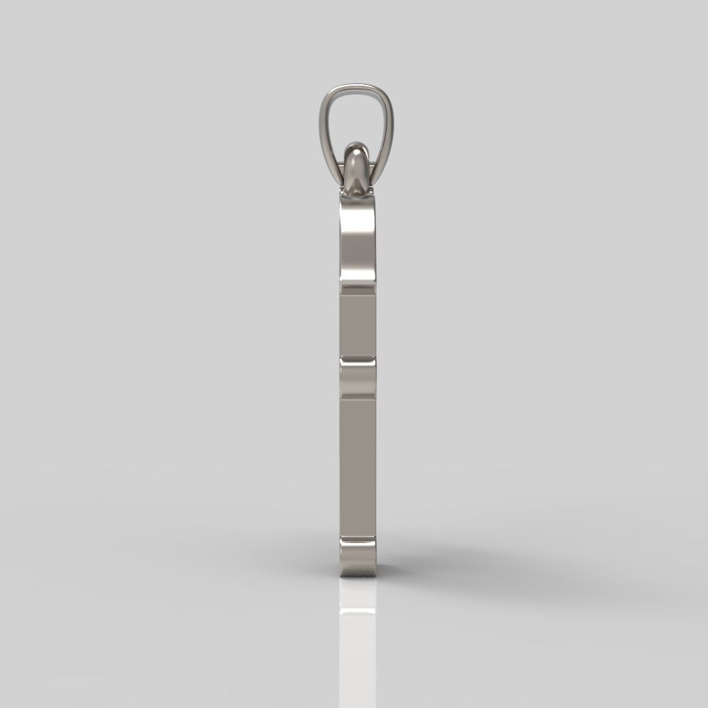 Decorative Letter P 3D print model_5