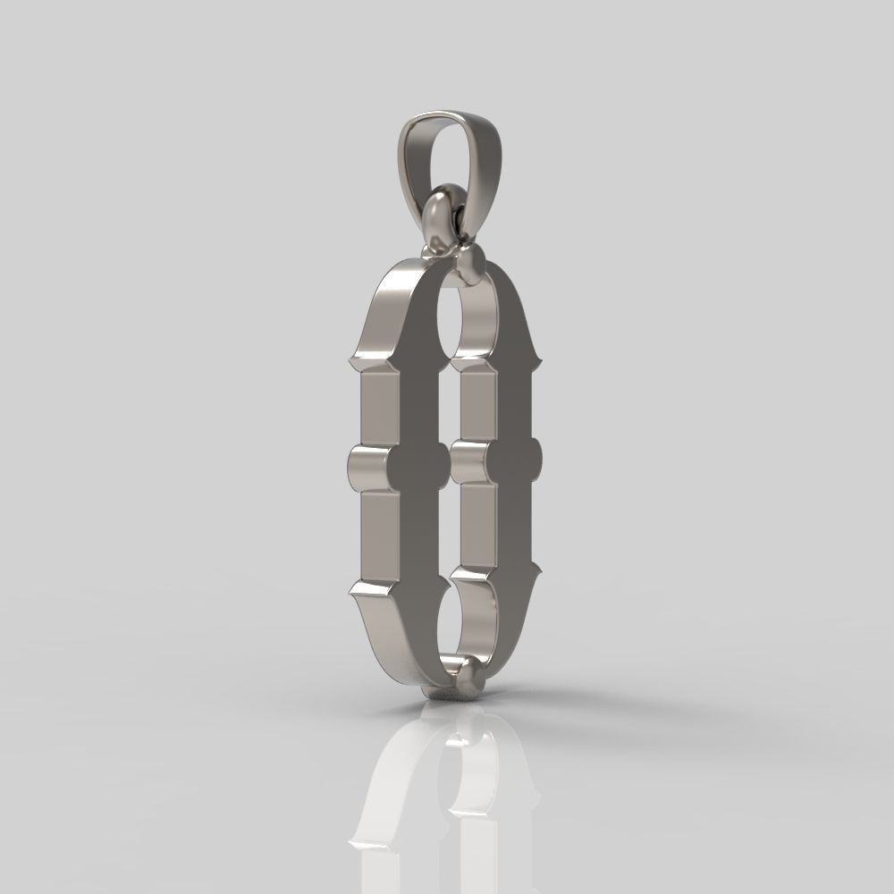 Decorative Letter O 3D print model_9
