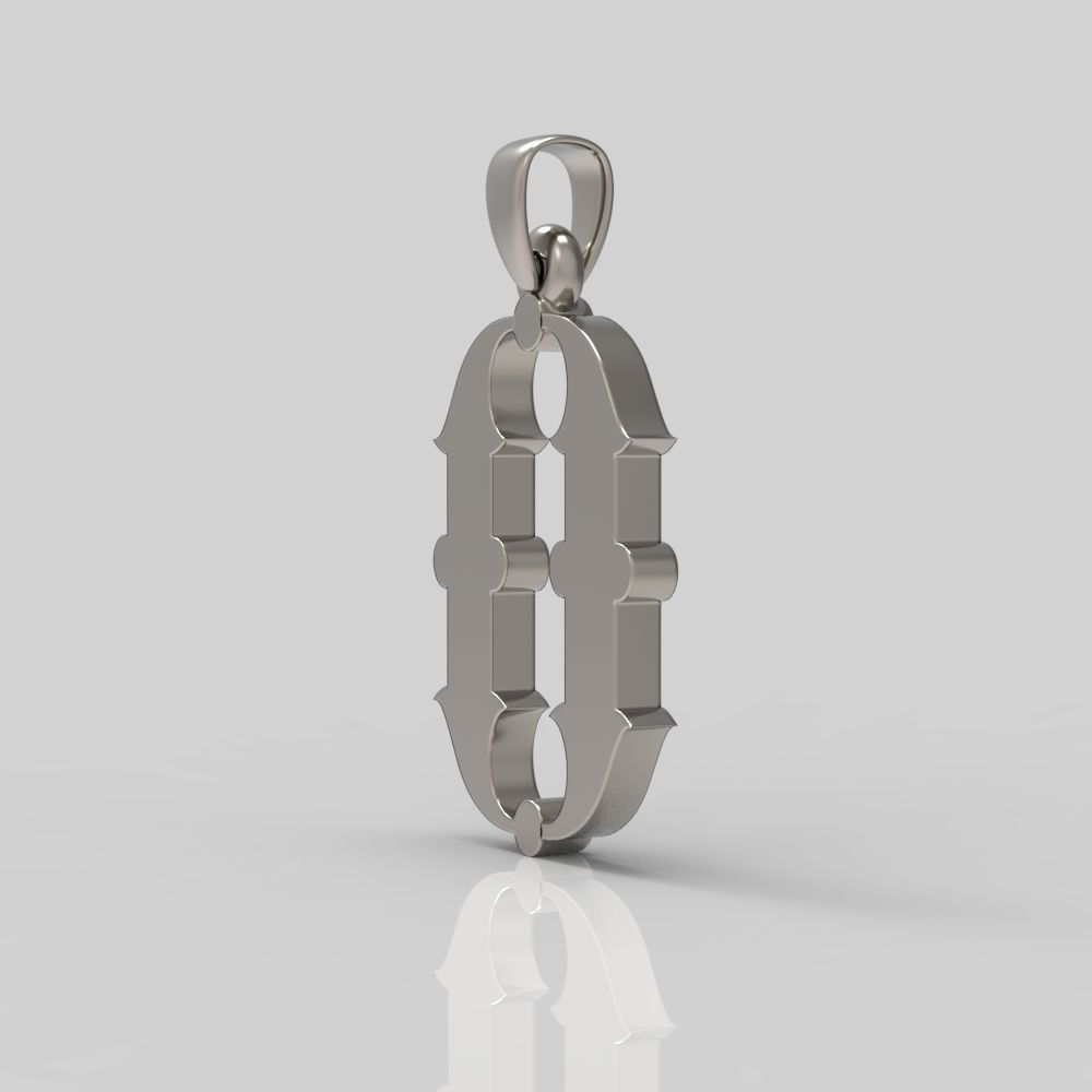 Decorative Letter O 3D print model_7