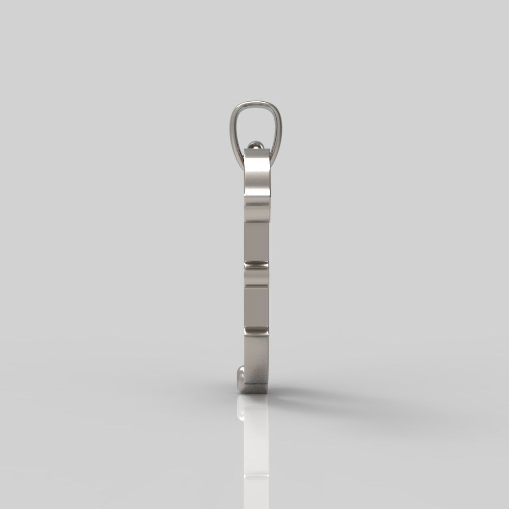 Decorative Letter M 3D print model_5