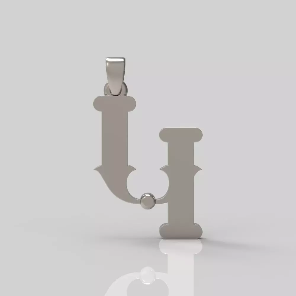 Decorative Letter K 3D print model