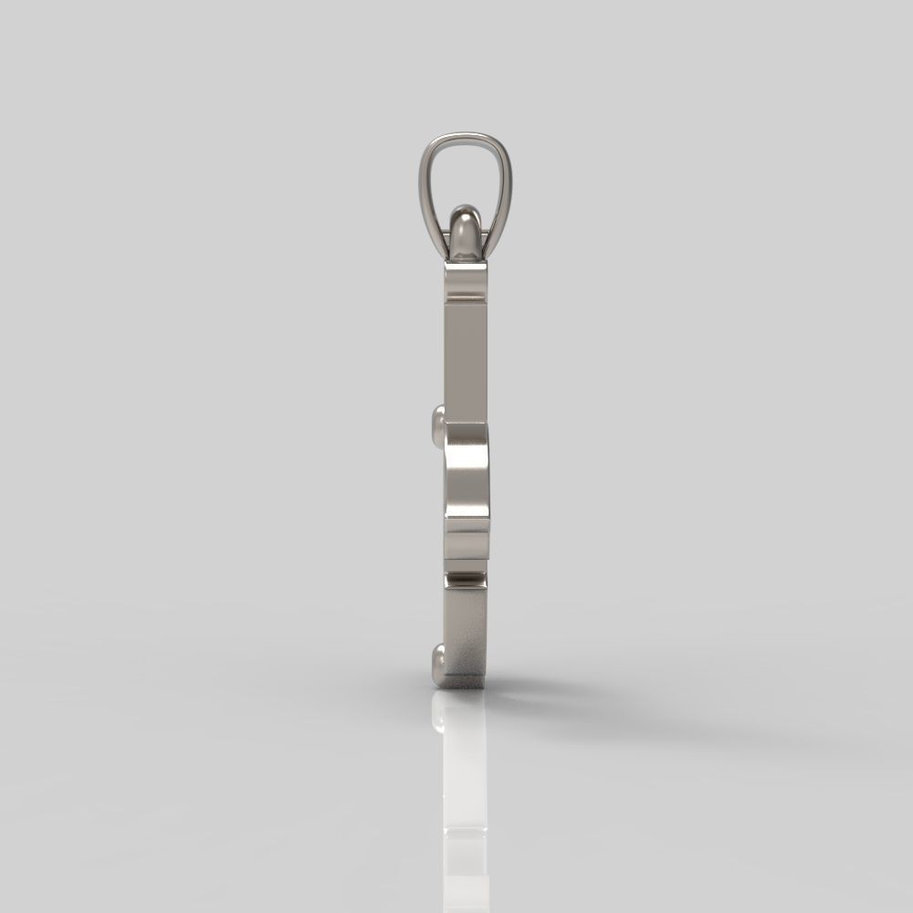 Decorative Letter Ge 3D print model_5