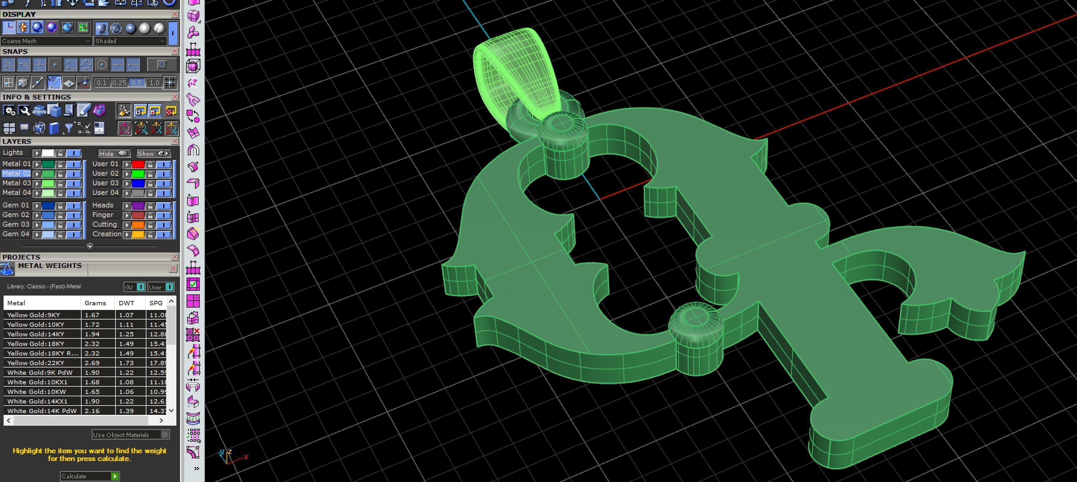 Decorative Letter G 3D print model_1
