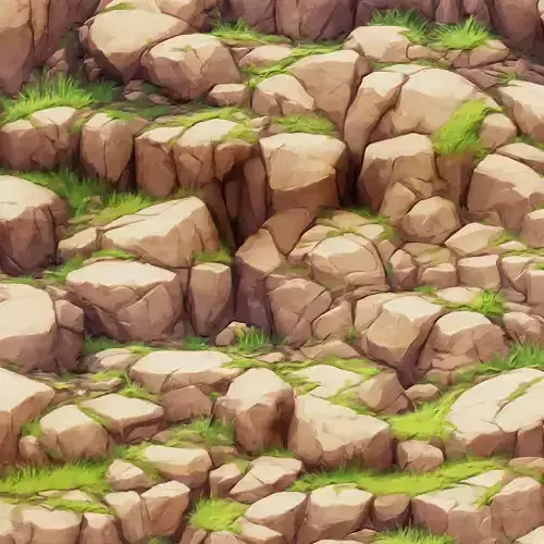 Stylized Rock Seamless Texture 