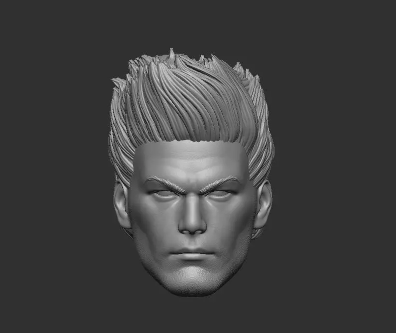 DC Unchained Aquaman Headsculpt for Action Figures 3D print model
