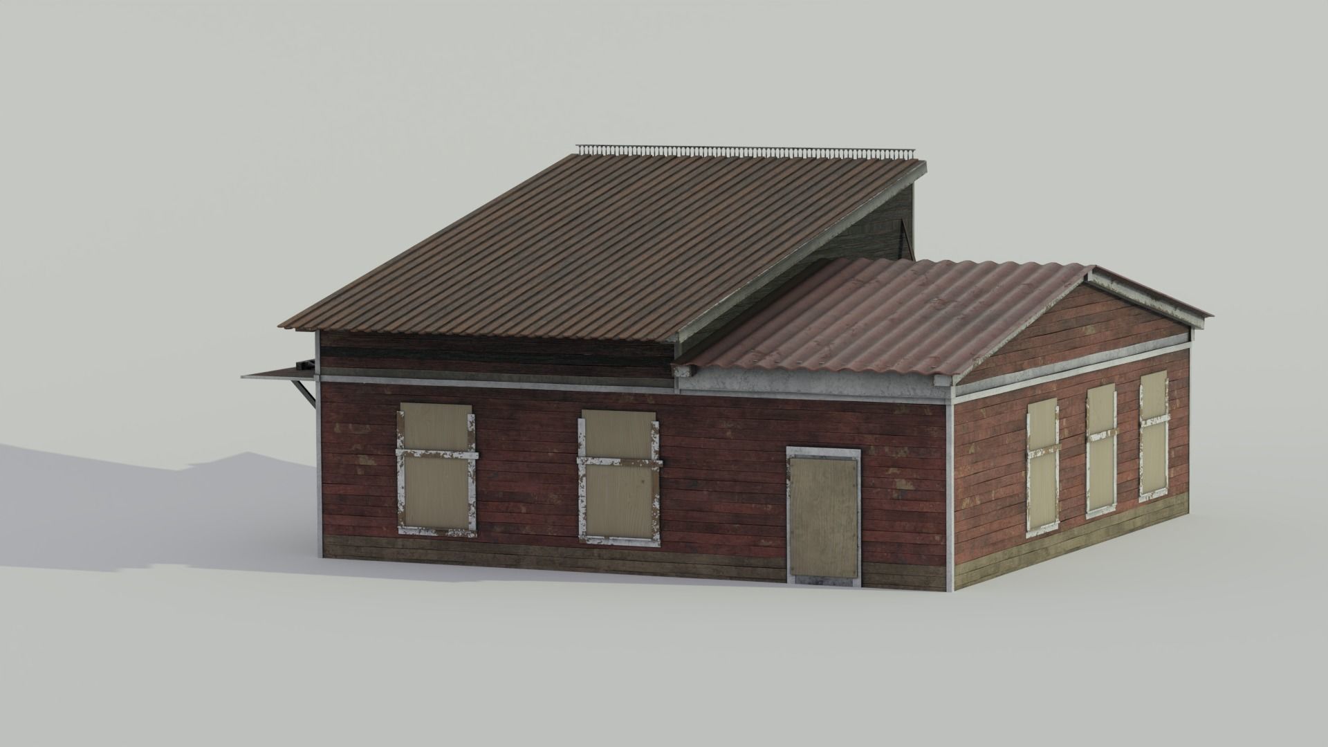 Gas Station 3D model_4