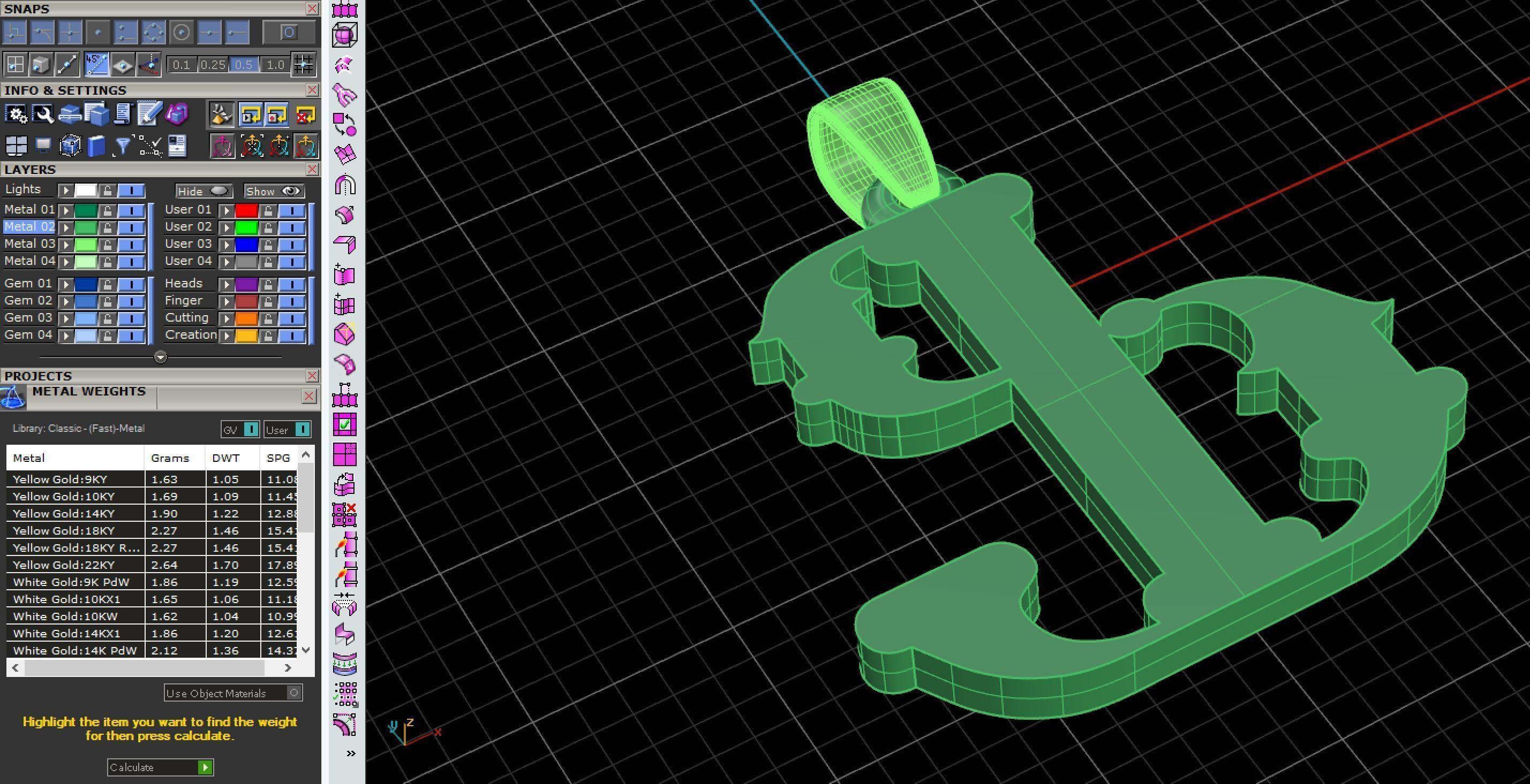 Decorative Letter F 3D print model_1
