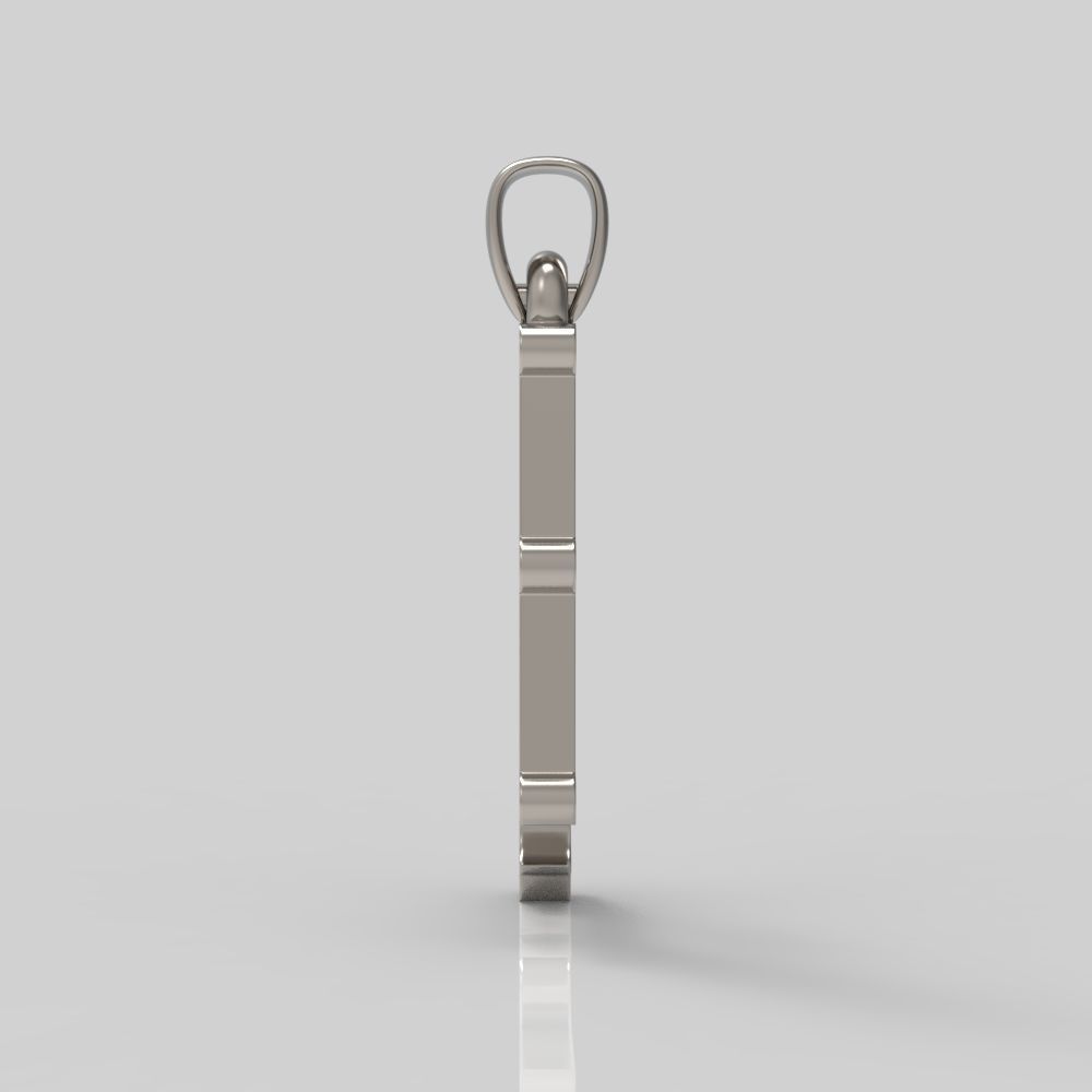 Decorative Letter Eh 3D print model_10