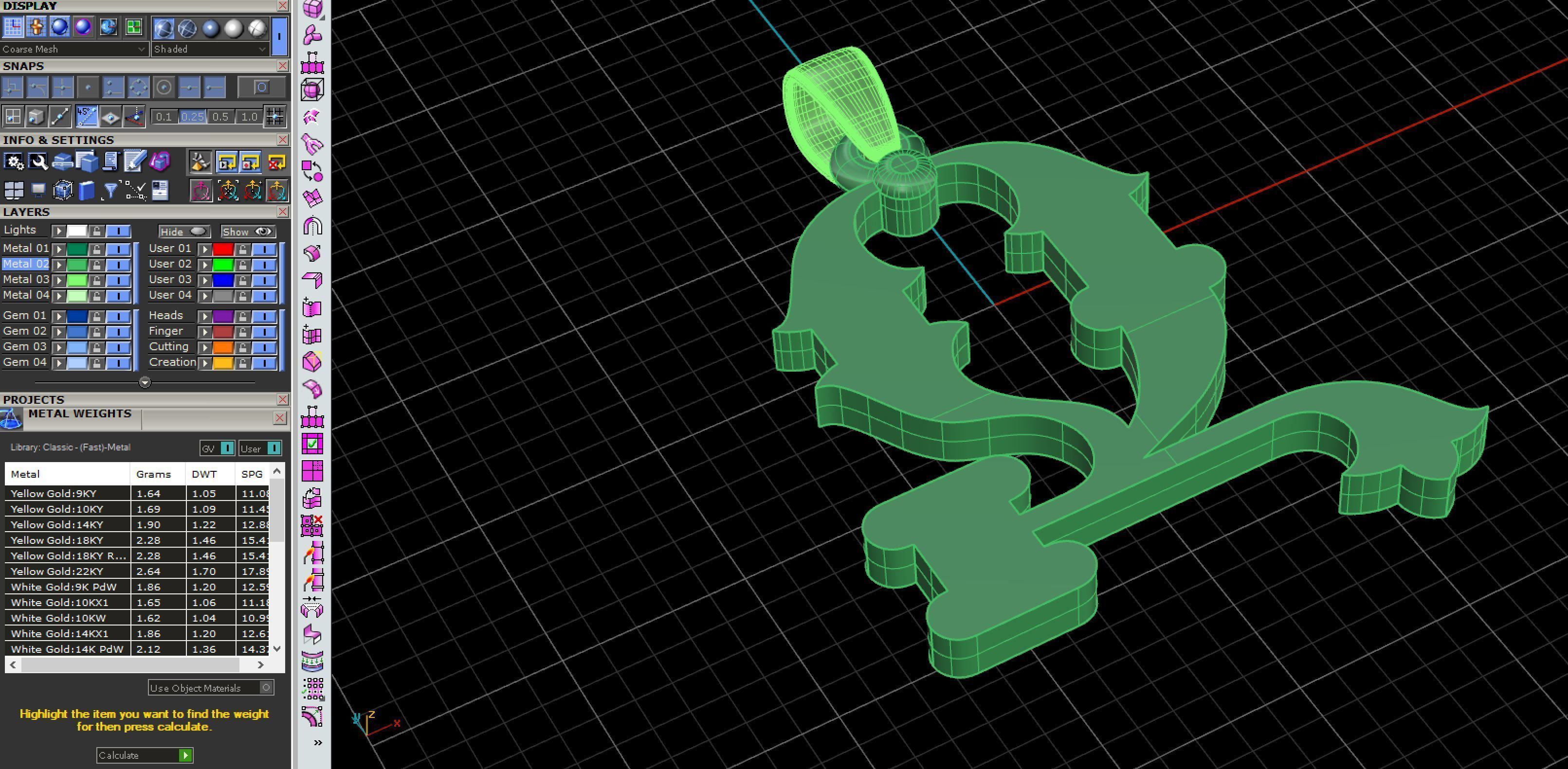 Decorative Letter Dj 3D print model_1