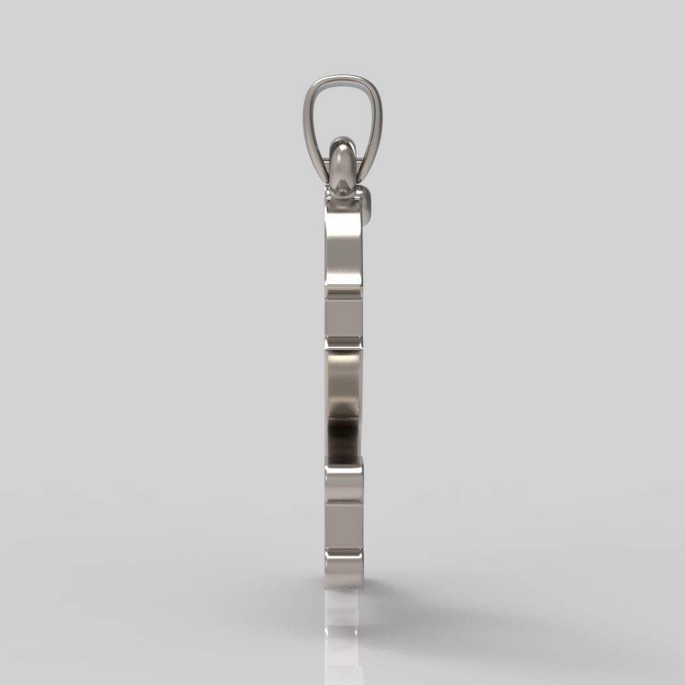 Decorative Letter Dj 3D print model_8