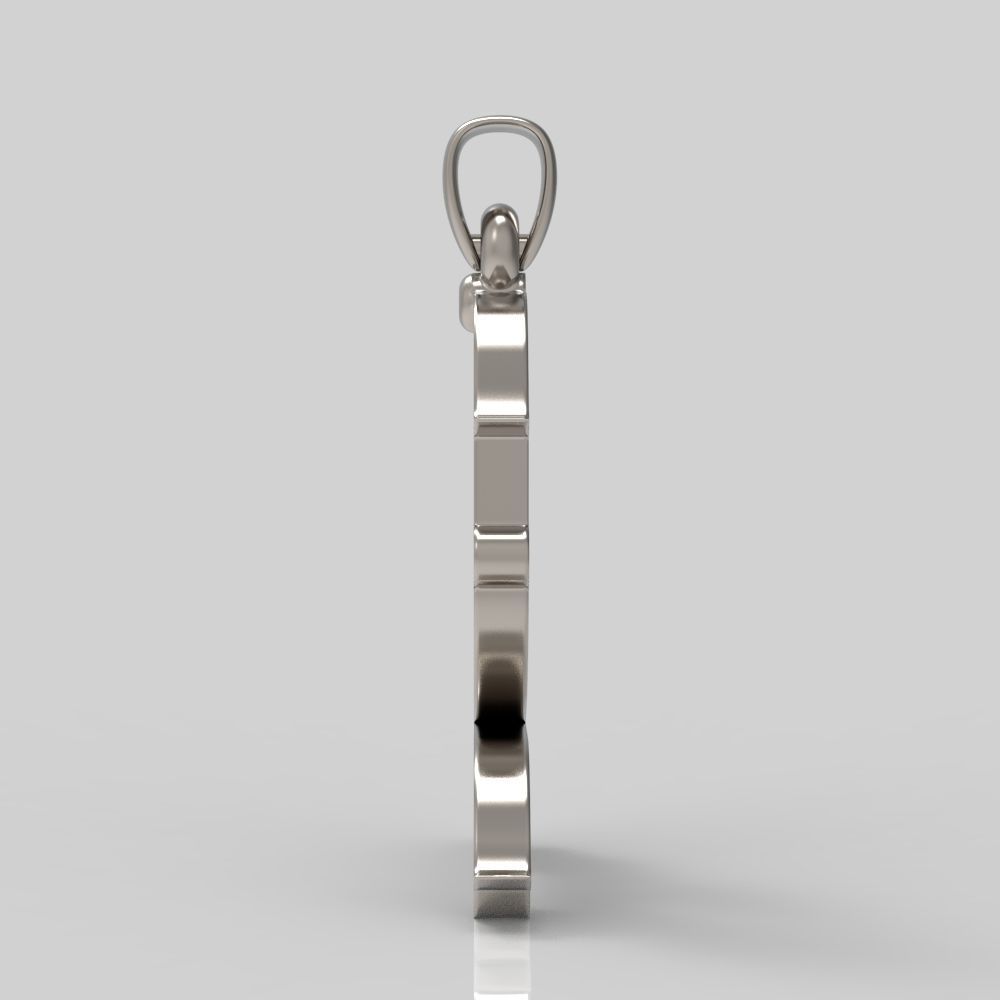 Decorative Letter Dj 3D print model_13