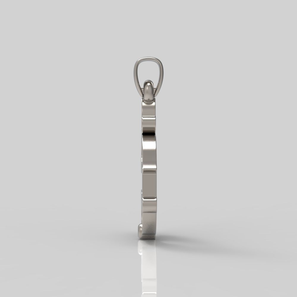 Decorative Letter C 3D print model_13