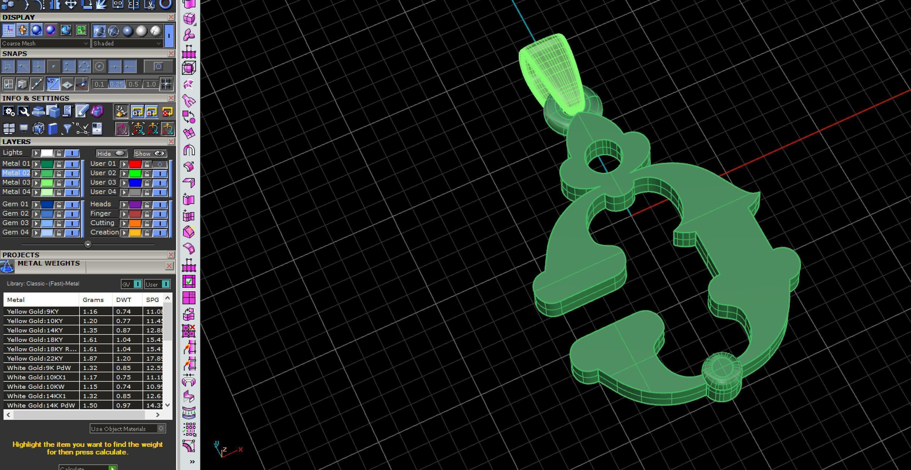 Decorative Letter C 3D print model_1