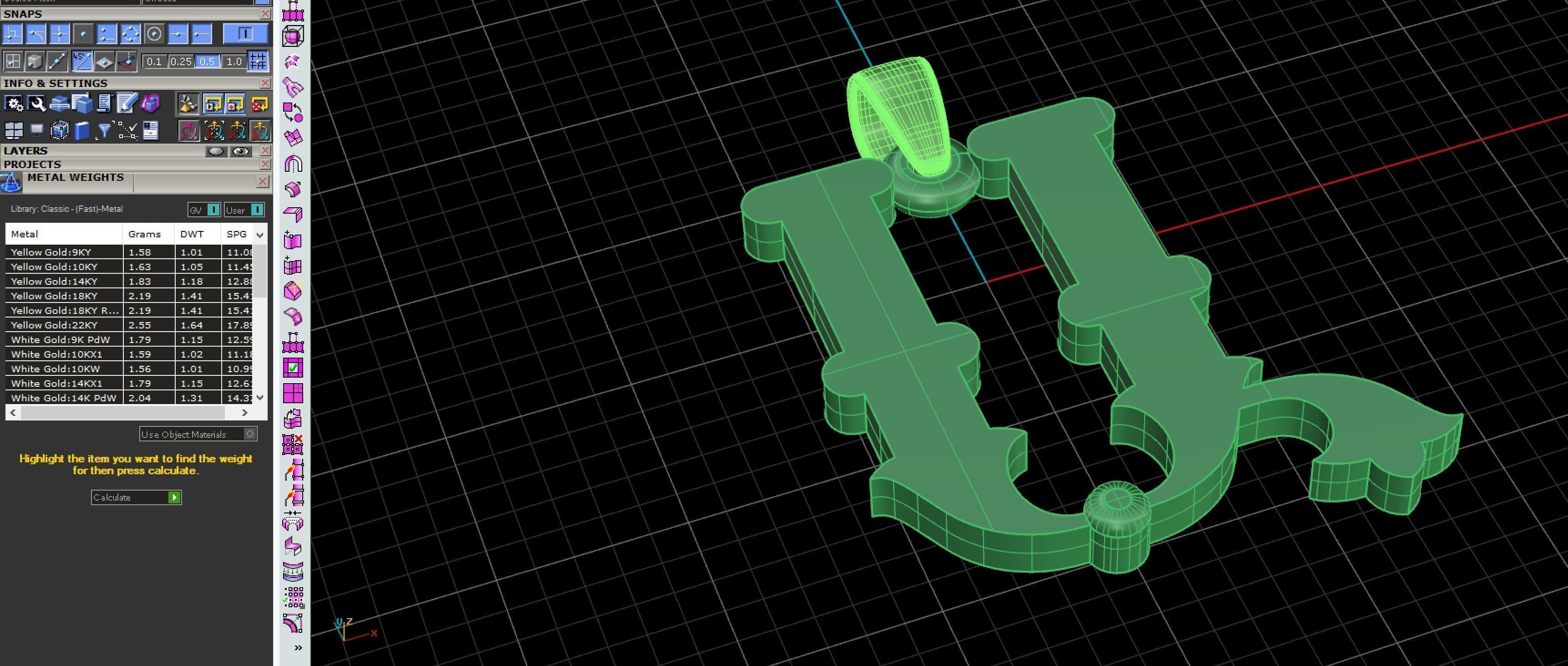 Decorative Letter A 3D print model_1