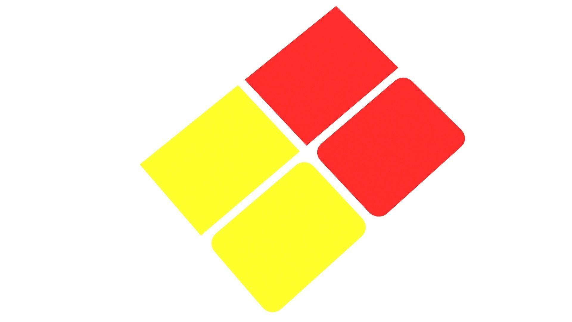 Football Penalty Cards 3D model_1