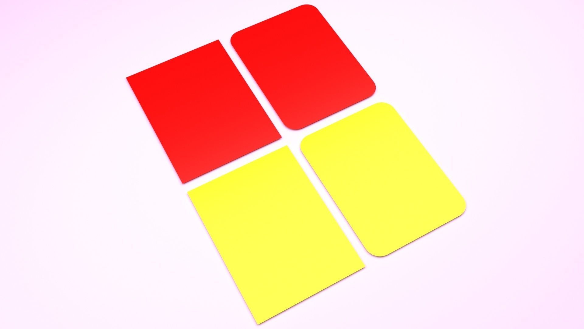 Football Penalty Cards 3D model_17